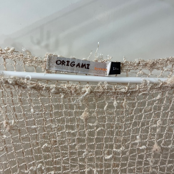 Women’s Fringe Sweater Cover Up in Cream - Picture 5 of 5